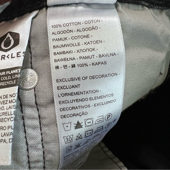 Levi’s 501 Shorts Women's 31 Distressed Jean High Rise Cut Off Black B22 - Picture 5 of 9